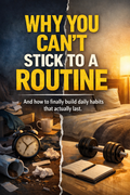 Build discipline and create a routine that actually lasts