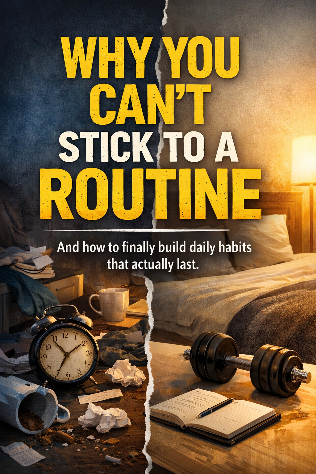 Build discipline and create a routine that actually lasts