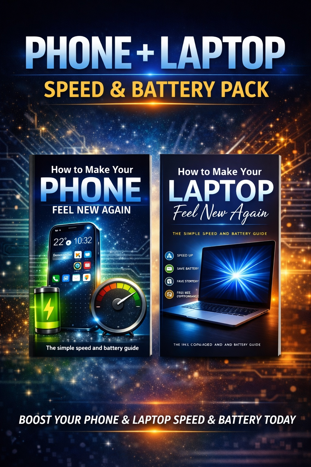 Phone + Laptop Speed & Battery Pack